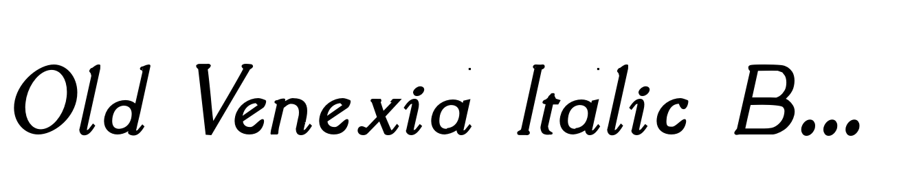 Old Venexia Italic Bold